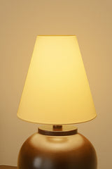 Wooden Side Table Lamp